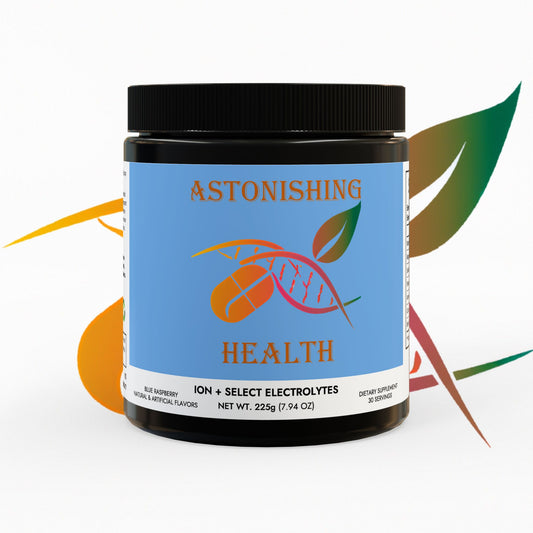 Astonishing Health ION + Select Electrolyte Supplement (225g, 7.9oz) Printify