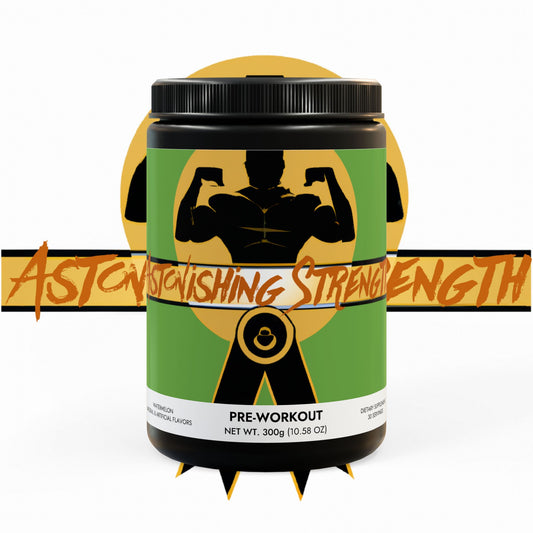 Astonishing Strength Pre-Workout Supplement, Watermelon (300g, 10.58oz) Printify